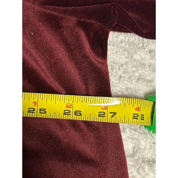 Amanda Stewart Housecoat Robe Loungewear Embroidered Women Burgundy Size 1X Vtg - Picture 6 of 9